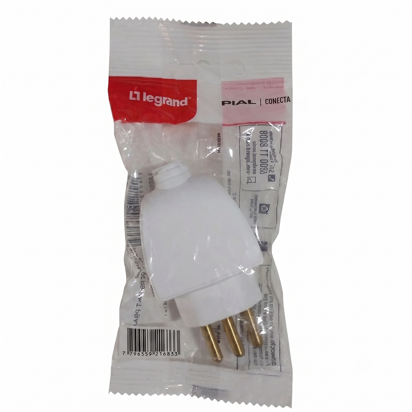 Plug Pial macho 3 Pinos 20A