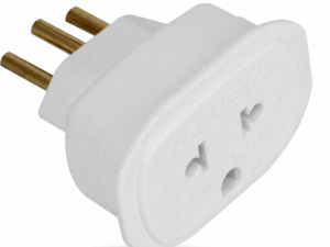 Adaptador de tomada 3 pinos