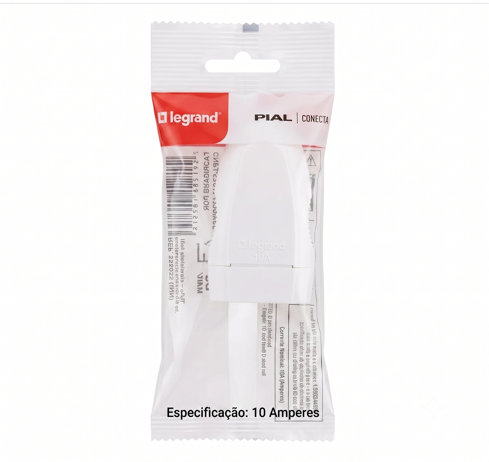 Plug Pial fêmea 2 Pinos 10A