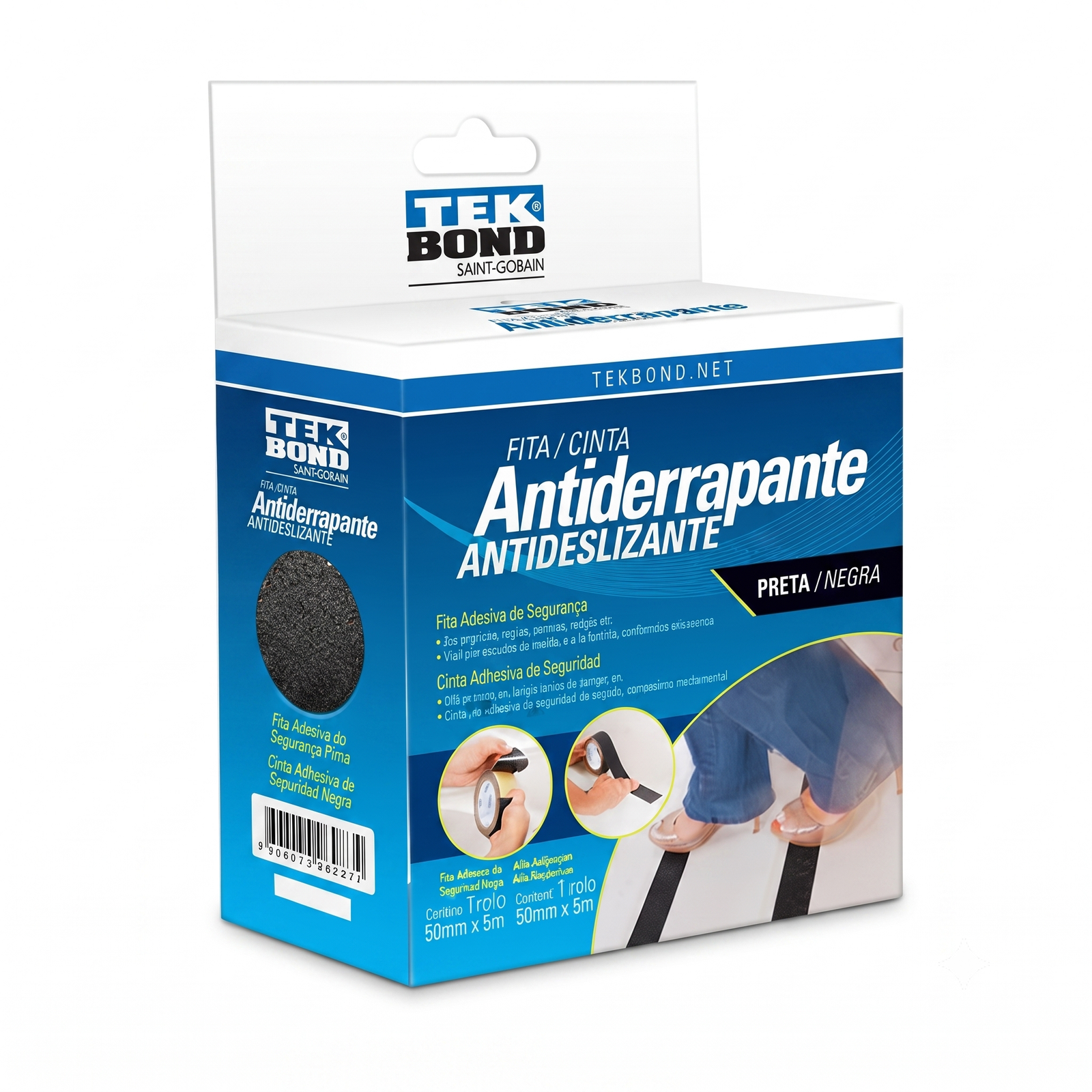 Antiderrapante Preto 50 x 5m