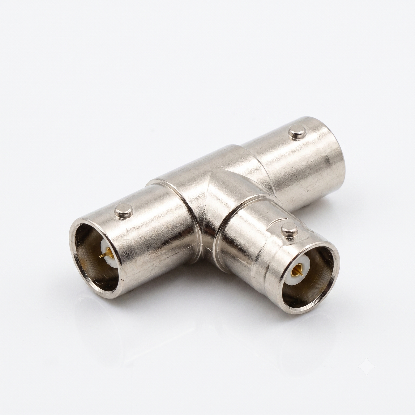 Conector BNC T (femea)