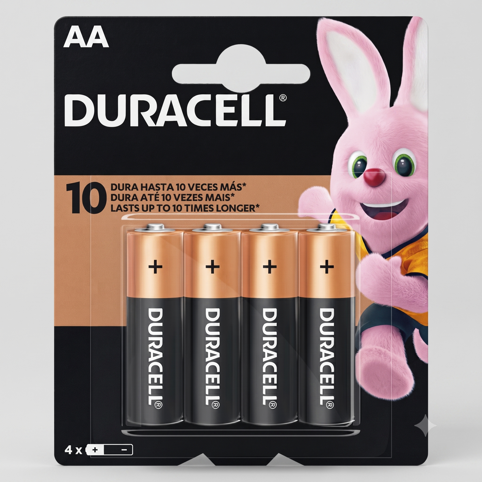 Pilhas AA Duracell - 4 unid.